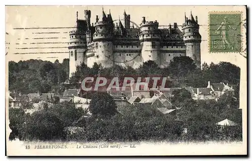 Ansichtskarte AK Pierrefonds Le Chateau Cote Nord