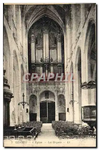 Cartes postales Gisors L'Eglise Les Orgues