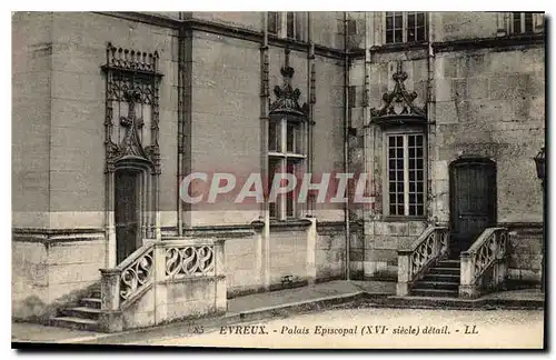 Ansichtskarte AK Evreux Palais Episcopal