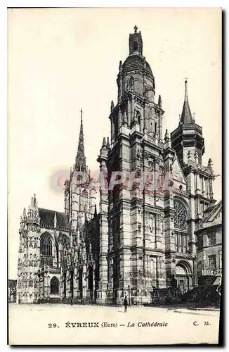 Cartes postales Evreux Eure La Cathedrale