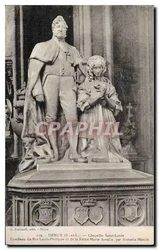 Ansichtskarte AK Dreux E et Le Chapelle Saint Louis Tombeau du Roi Louis Philippe et de la Reine Marie Amelie par