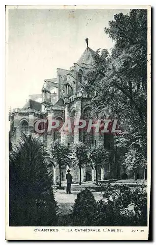 Cartes postales Chartres La Cathedrale L'Abside