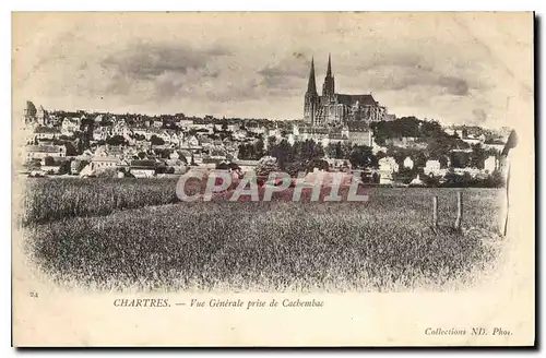 Ansichtskarte AK Chartres Vue Generale prise de Cachembac