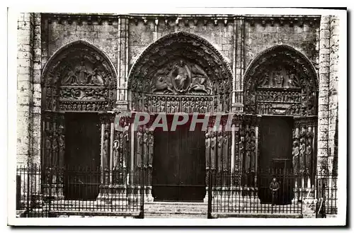 Cartes postales Chartres Eure et Loir La Cathedrale Le Grand Portail