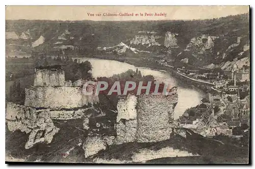 Cartes postales Vue sur Chateau Gaillard et le Petit Andely