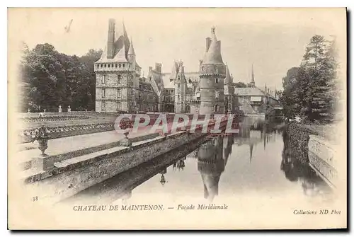 Cartes postales Chateau de Maintenon Facade Meridionale