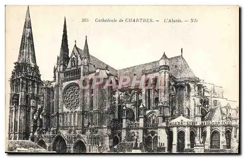 Ansichtskarte AK Cathedrale de Chartres L'Abside