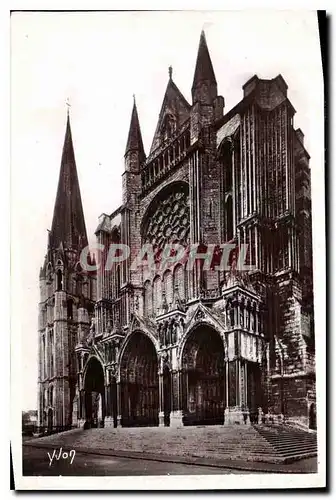 Ansichtskarte AK Chartres La Cathedrale Le Portail Sud et la Vieille Tour