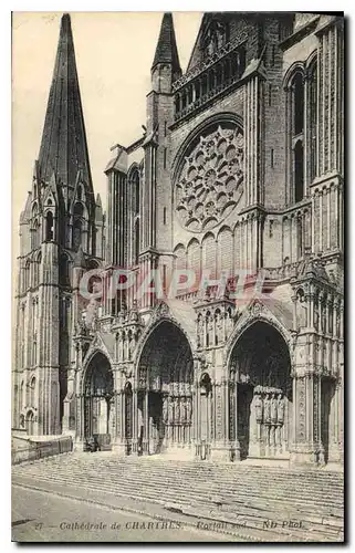 Ansichtskarte AK Cathedrale de Chartres Portail sud