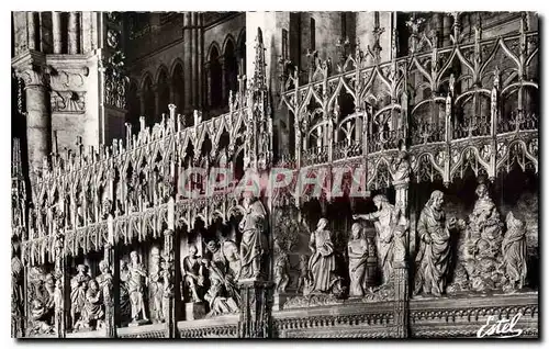 Ansichtskarte AK La Cathedrale de Chartres Details du Pourtour du Choeur