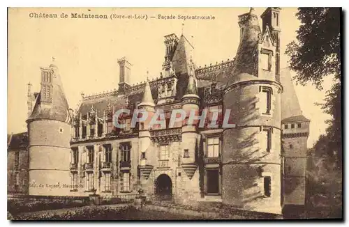 Cartes postales Chateau de Maintenon Eure et Loir Facade Septentrionale