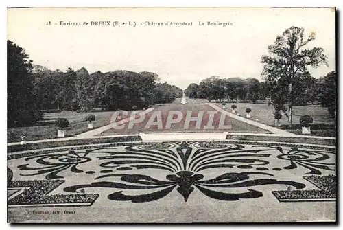 Cartes postales Environs de Dreux E et L Chateau d'Abondant