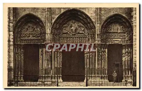 Cartes postales Chartres Eure et Loir La Cathedrale Le Grand Portail