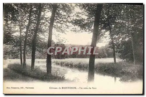 Cartes postales Chateau de Maintenon Un coin du Parc