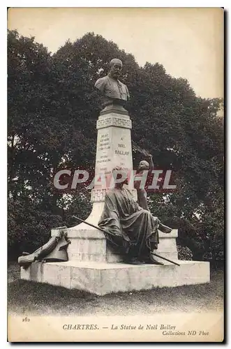 Ansichtskarte AK Chartres La Statue de Noel Ballay