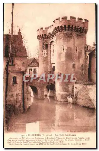 Cartes postales Chartres E et L La Porte Guillaume