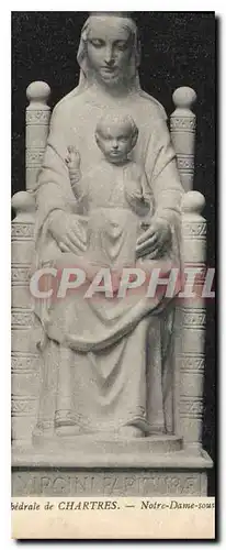 Ansichtskarte AK Cathedrale de Chartres Notre Dame