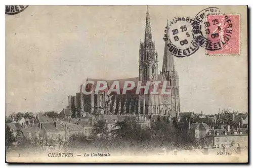 Cartes postales Chartres La Cathedrale