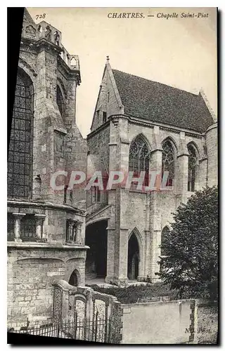 Cartes postales Chartres Chapelle Saint Piat