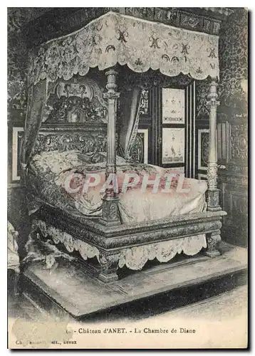 Cartes postales Chateau d'Anet La Chambre de Diane