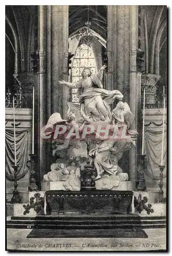 Cartes postales Cathedrale de Chartres L'Assomption par Bridan