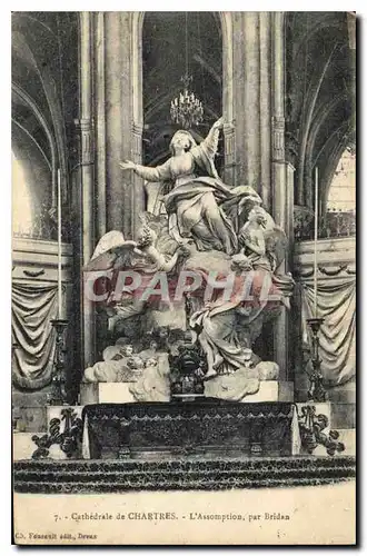 Cartes postales Cathedrale de Chartres L'Assomption par Bridan