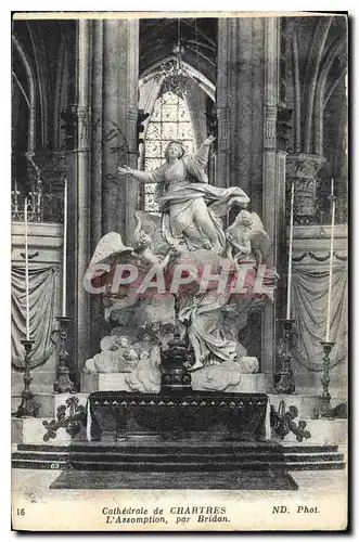 Cartes postales Cathedrale de Chartres L'Assomption par Bridan