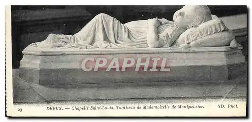 Ansichtskarte AK Dreux Chapelle Saint Louis Tombeau de Mademoiselle de Montpensier