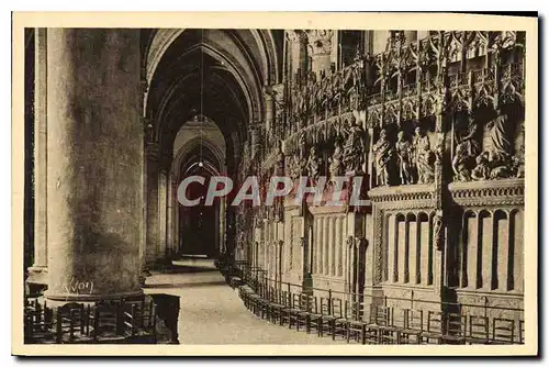 Cartes postales Chartres Interieur de la Cathedrale Le Deambulatoire