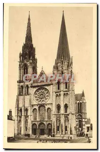 Cartes postales Chartres Eure et Loir La Cathedrale