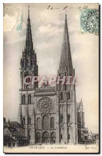 Cartes postales Chartres La Cathedrale