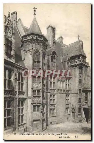 Cartes postales Bourges Palais de Jacques Coeur La Cour