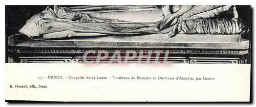 Cartes postales Dreux Chapelle Saint Louis Tombeau de Madame la Duchesse d'Aumale