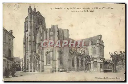 Cartes postales Dreux L'Eglise St Pierre