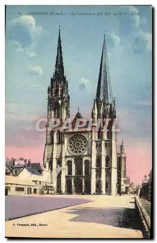 Cartes postales Chartres La Cathedrale