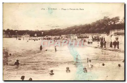 Cartes postales Fouras Plage a l'heure du Bain