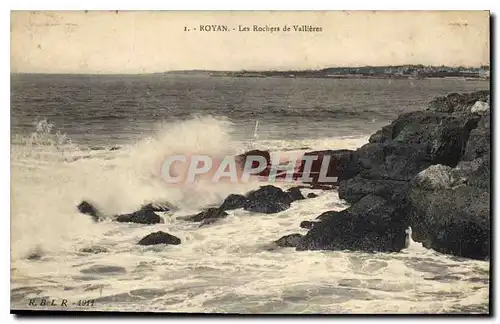 Ansichtskarte AK Royan Les Rochers de Vallieres