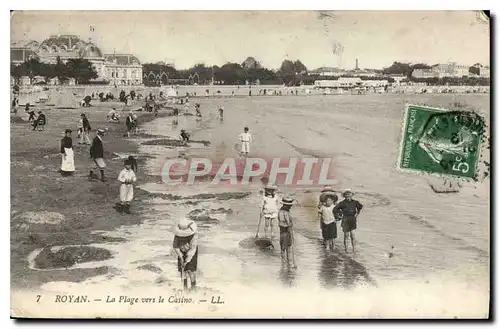 Ansichtskarte AK Royan La Plage vers le Casino