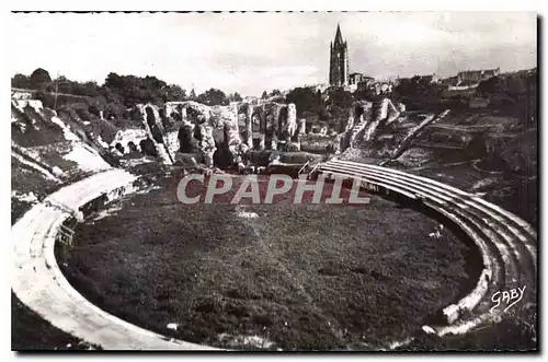 Ansichtskarte AK Saintes Ch Mme Vue d'ensemble des Arenes gallo romaines