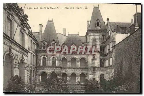 Cartes postales La Rochelle Maison Henri II