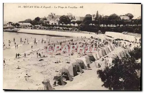 Cartes postales Royan Cote d'Argent La Plage de Foncillon