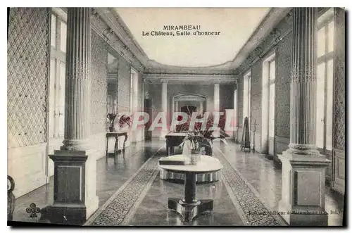 Cartes postales Mirambeau Le Chateau Salle d'honneur