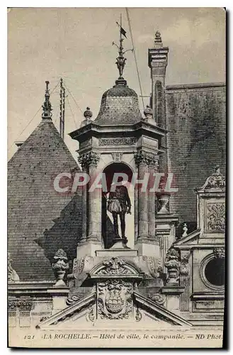 Cartes postales La Rochelle Hotel de Ville le campanile