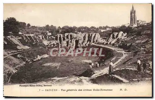 Cartes postales Saintes Vue generale des Arenes Gallo Romaines