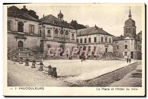 Ansichtskarte AK Vaucouleurs La Place et l'Hotel de Ville