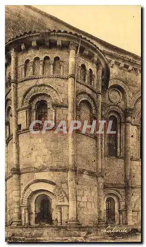 Cartes postales Saintes Absidiole de l'Eglise Saint Eutrope Cote Nord