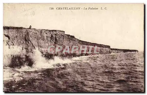 Ansichtskarte AK Chatelaillon La Falaise