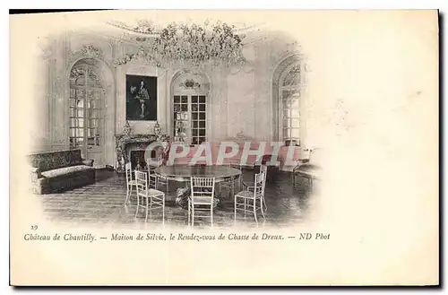 Cartes postales Chateau de Chantilly Maison de Silvie