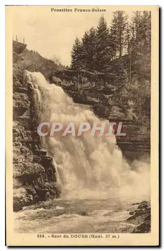 Cartes postales Frontiere Franco Suisse Saut du Doubs