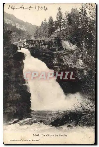 Cartes postales La Chute du Doubs